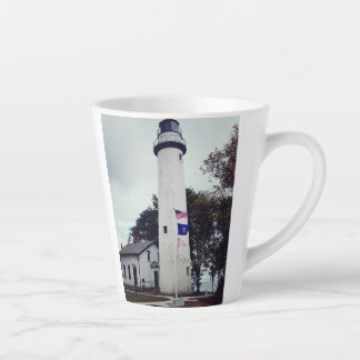 Pointe Aux Barques Lighthouse on a coffee mug