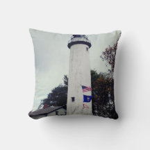 Pointe Aux Barques lighthouse photo created into a