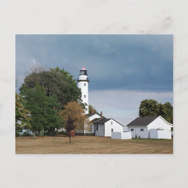 Pointe aux Barques Lighthouse Postcard (Front)