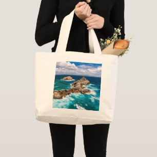 Pointe des Chateaux, Grande-Terre, Guadeloupe #2 Large Tote Bag