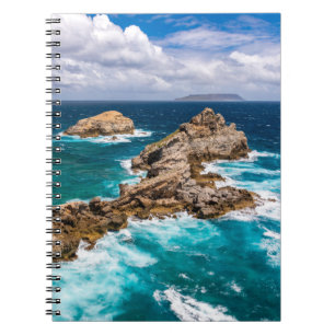 Pointe des Chateaux, Grande-Terre, Guadeloupe #2 Notebook