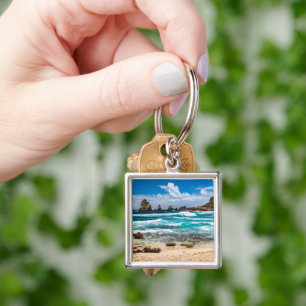 Pointe des Chateaux, Grande-Terre, Guadeloupe Key Ring