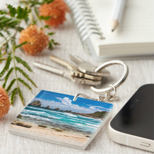 Pointe des Chateaux, Grande-Terre, Guadeloupe Key Ring