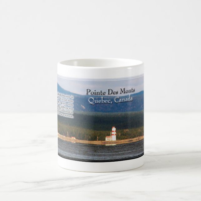 Pointe Des Monts lighthouse mug (Center)