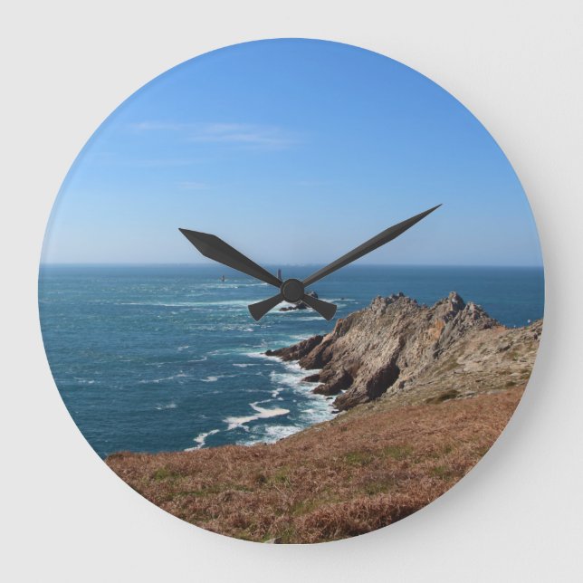 Pointe du Raz in Plogoff Large Clock (Front)
