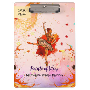 Pointe of View – Custom Ballet Clipboard
