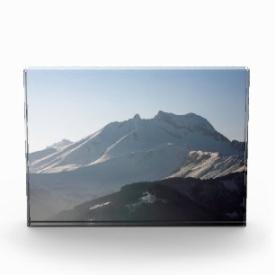 Pointe Percee Morzin France Holiday Card Poster Photo Block
