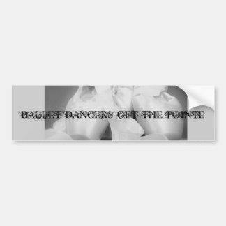 Pointe Shoe Bumper Sticker