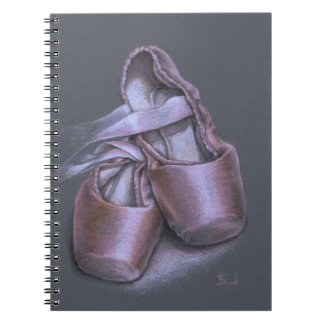 Pointe shoes notebook