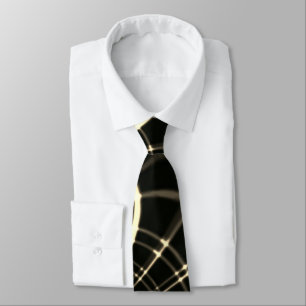 Pointed curves in khaki colour and dark background tie