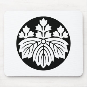 Pointed-leaf Paulownia with 53 blooms in rice cake Mouse Pad