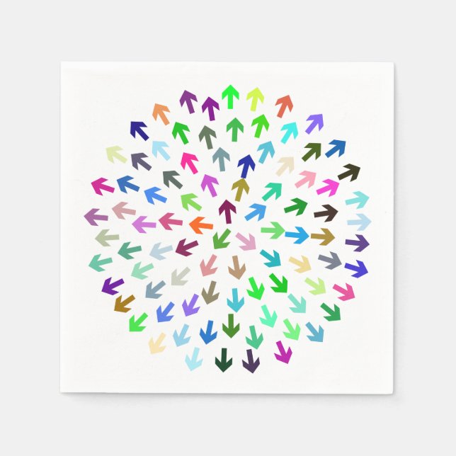 Pointer Arrows Napkin (Front)