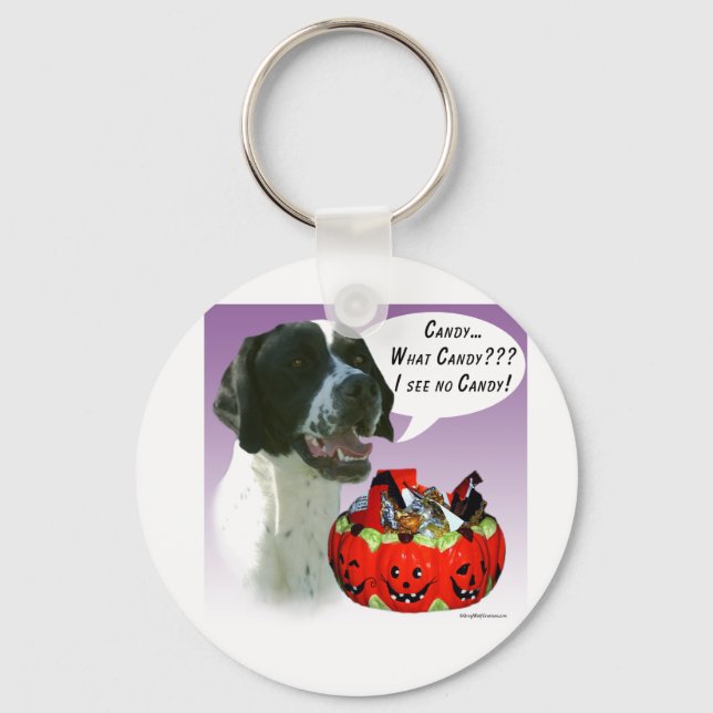 Pointer (blk)  Halloween Candy Key Ring (Front)