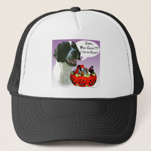 Pointer (blk) Halloween Candy Trucker Hat