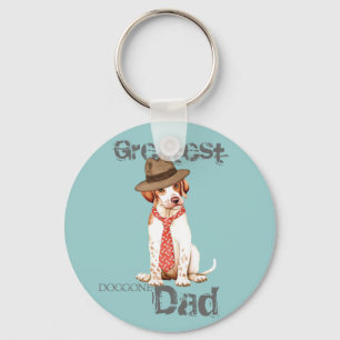 Pointer Dad Keychain