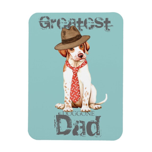 Pointer Dad Magnet (Vertical)