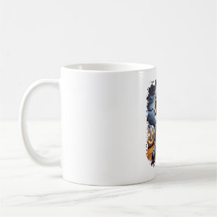 Pointer Dog Halloween Square Coffee Mug