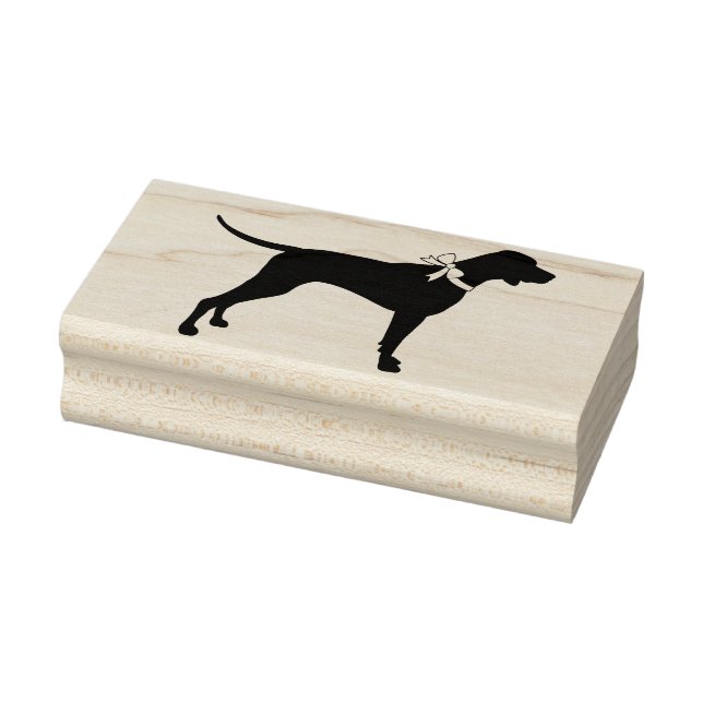 Pointer Dog Puppy English Setter Rubber Stamp (Stamp)