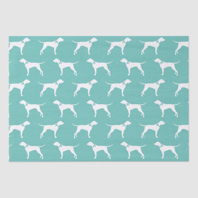 Pointer Dog Puppy English Setter Tissue Paper (Front)