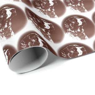 Pointer Dog Wrapping Paper Sporting Dog Gift Paper