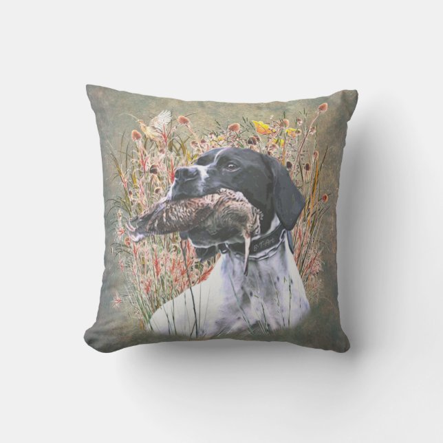 Pointer,  Hunting Woodcock      Cushion (Front)