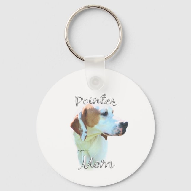 Pointer (lemon) Mum 2 Key Ring (Front)