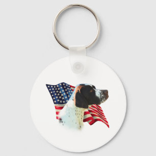 Pointer (liver)  Flag Key Ring