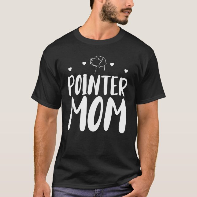 Pointer Mum Funny German Shorthaired Pointer Dog M T-Shirt (Front)