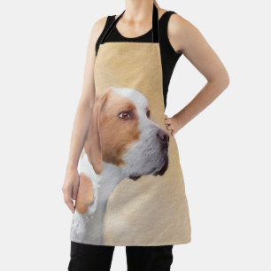 Pointer Painting - Cute Original Dog Art Apron