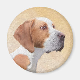 Pointer Painting - Cute Original Dog Art Magnet