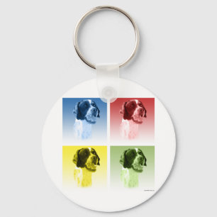 Pointer Pop Art Key Ring
