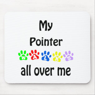 Pointer Walks Design Mouse Pad