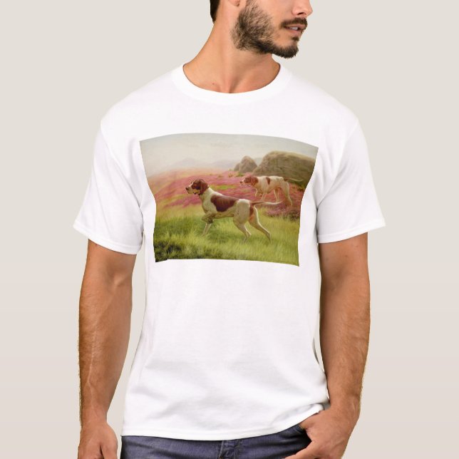 Pointers in a Landscape, 19th century T-Shirt (Front)