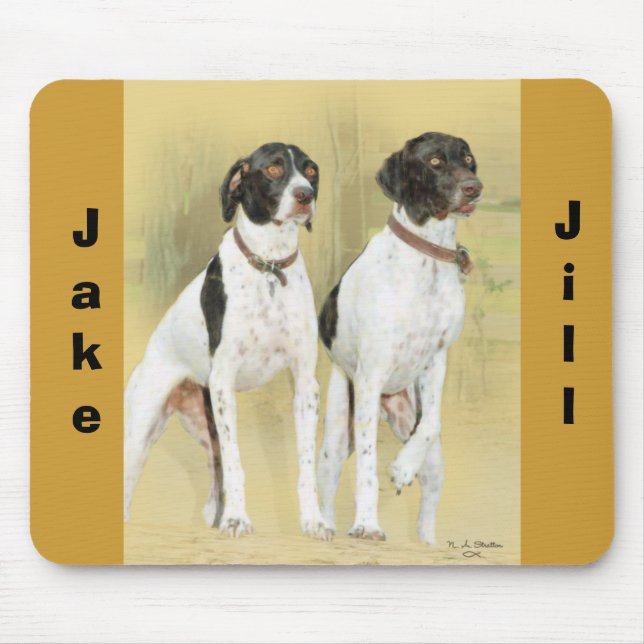 Pointers, Jake, Jill Mouse Pad (Front)