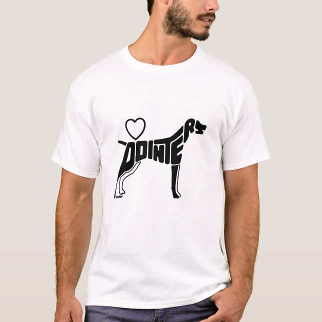 POINTERS SILHOUETTE T-Shirt (Front)