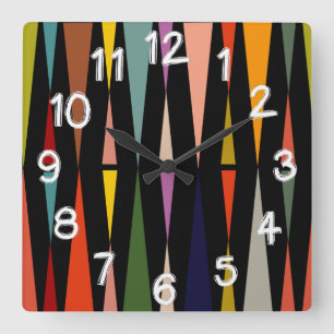 Pointers square wall clock