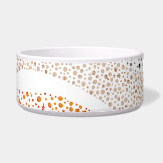 Pointillism Wavy Polka: Cute Doodle Textile