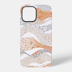 Pointillism Wavy Polka: Cute Doodle Textile iPhone 12 Case