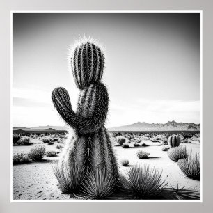 Pointing Cactus - Art Print