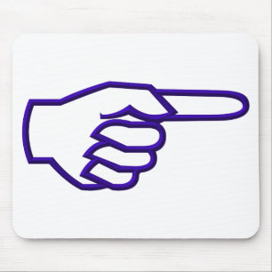 Pointing Finger Mouse Pad