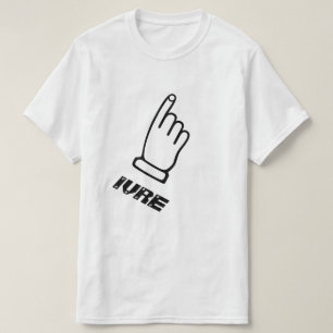 Pointing finger with the text Ivre T-Shirt