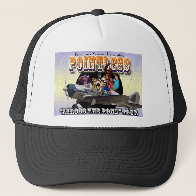 Pointless Europe Tour Trucker Hat (Front)