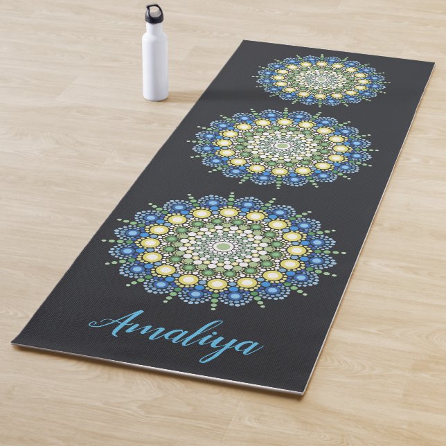 Points art Design 23  Yoga Mat (In Situ)