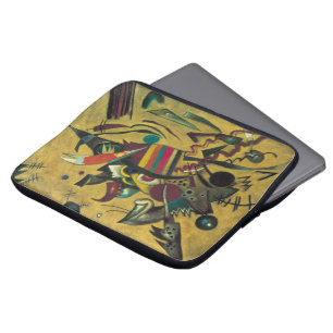 Points by Wassily Kandinsky, Vintage Expressionism Laptop Sleeve