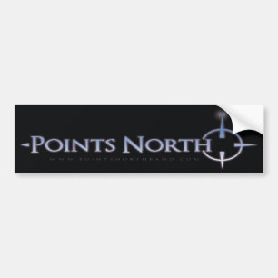Points North Logo Bumper Sticker