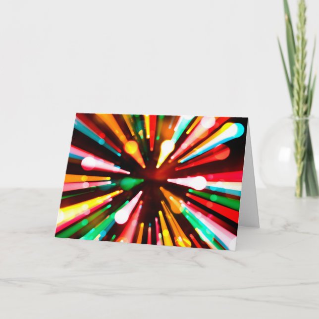 Points  Of Lights Holiday Card (Front)