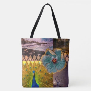 Poipu Sunrise, Kauai Hawaiian Collage Beach Bag