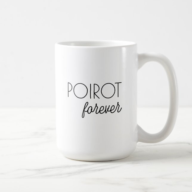 Poirot Forever Mug (Right)
