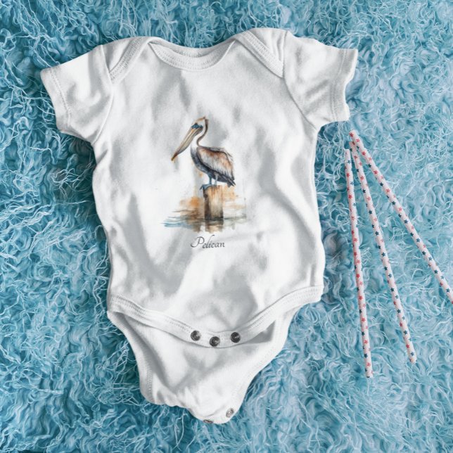 Poise of the Pelican Baby Bodysuit (Creator Uploaded)