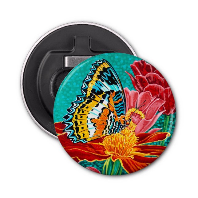Poised Butterfly I Bottle Opener (Front)